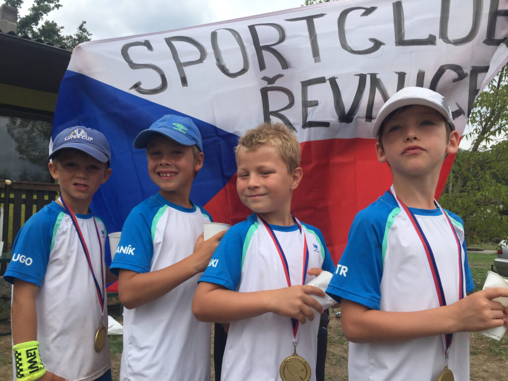 Tým minitenistů na Mistrovství České republiky 2018